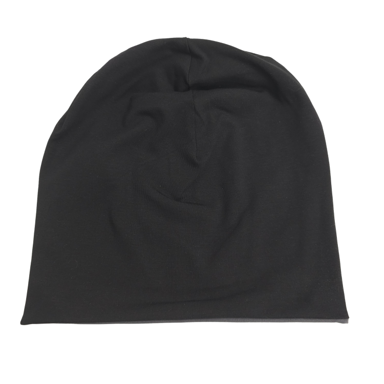 Wendebeanie Basic [ schwarz / grau ]